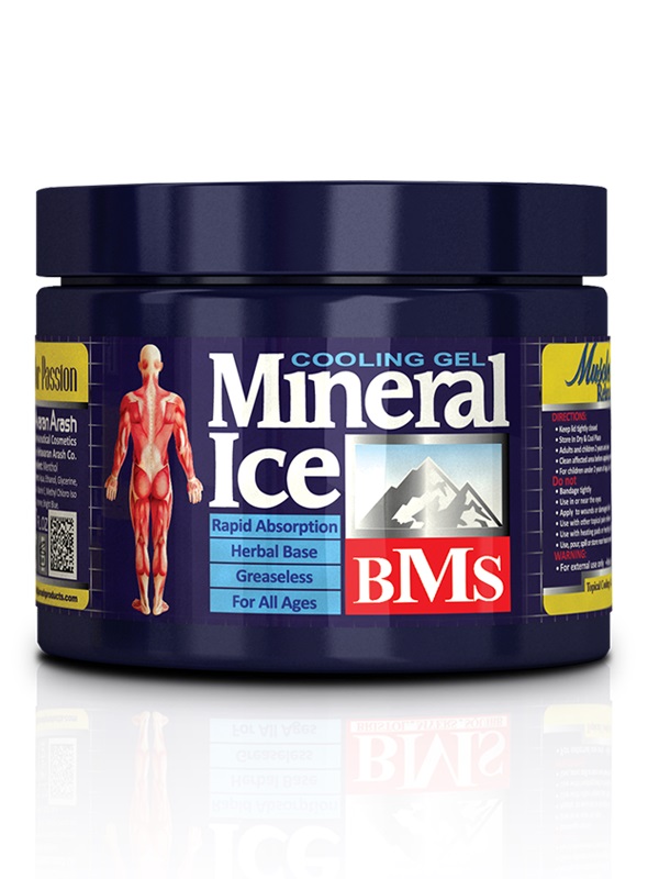 ژل ضد درد و آرام بخش عضلات مینرال آیس BMS 1 ژل ضد درد و آرام بخش عضلات مینرال آیس BMS