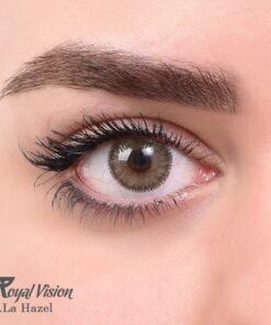 لنز رنگی روزانه رویال ویژن 54 12 La Hazel