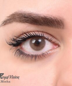 لنز رنگی روزانه رویال ویژن 56 14 Mocha