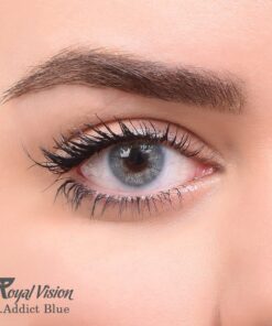 لنز رنگی روزانه رویال ویژن 72 30 Addict Blue