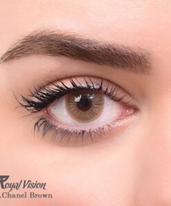لنز رنگی روزانه رویال ویژن 76 34 Chanel Brown