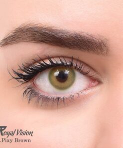 لنز رنگی روزانه رویال ویژن 77 35 Pixy Brown