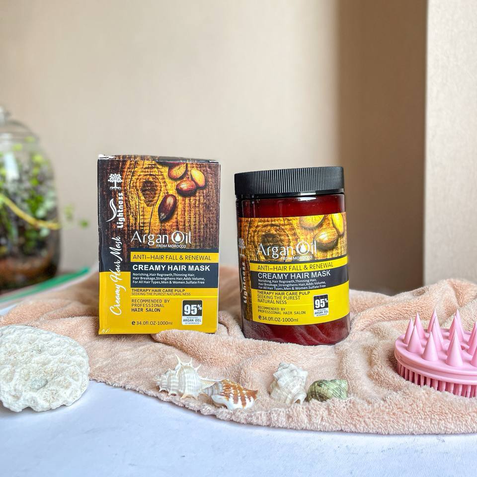 ماسک مو روغن آرگان ضد ریزش و تقویت کننده بدون سولفات لایتنس 7 ماسک مو روغن آرگان ضد ریزش و تقویت کننده بدون سولفات لایتنس - Image 7