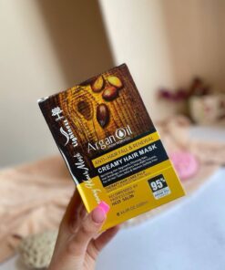 ماسک مو روغن آرگان ضد ریزش و تقویت کننده بدون سولفات لایتنس 16 Lightness Argan Oil Hair Mask 8
