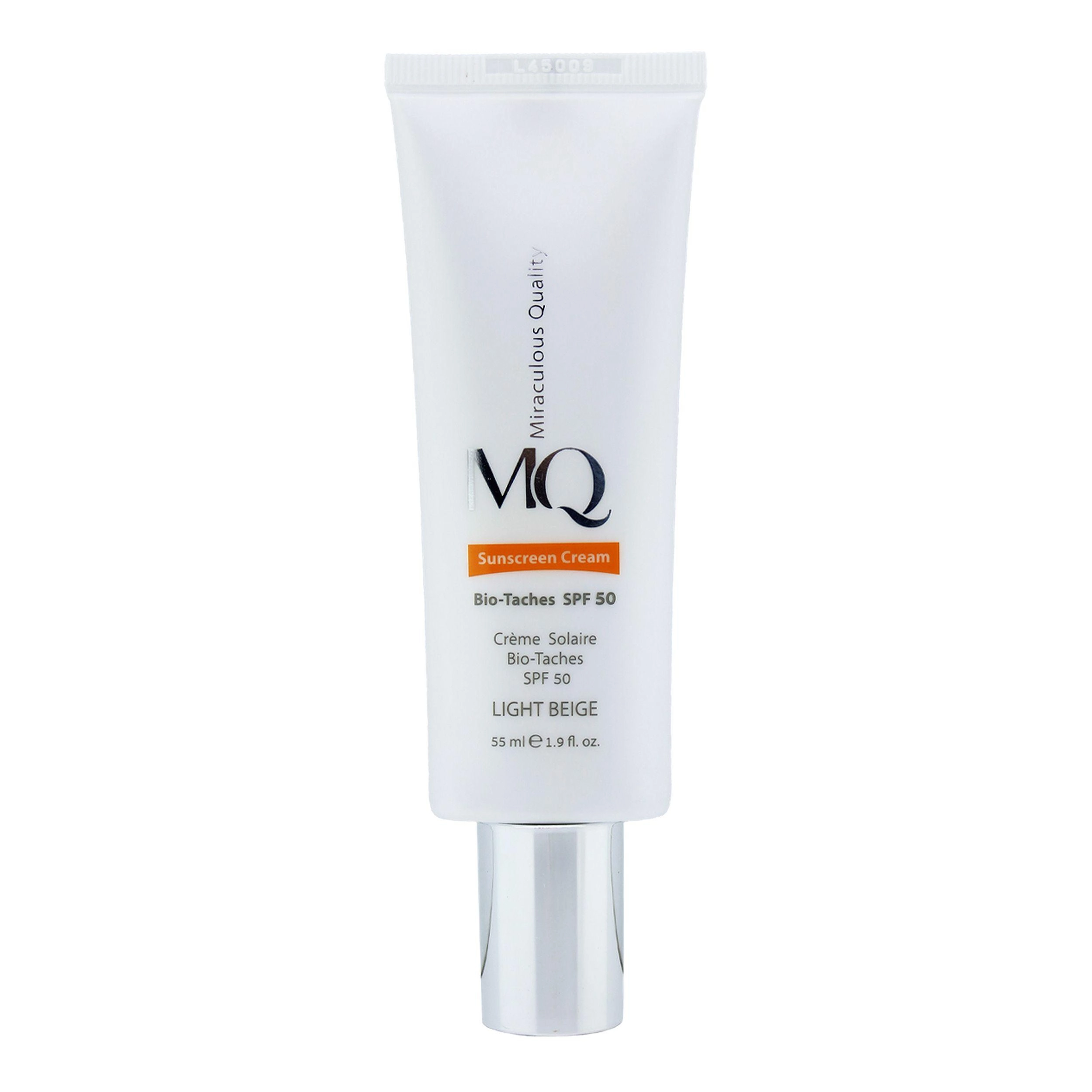 کرم ضد آفتاب بژ روشن امکیو SPF50 مدل Bio-Taches 1 کرم ضد آفتاب بژ روشن امکیو SPF50 مدل Bio-Taches