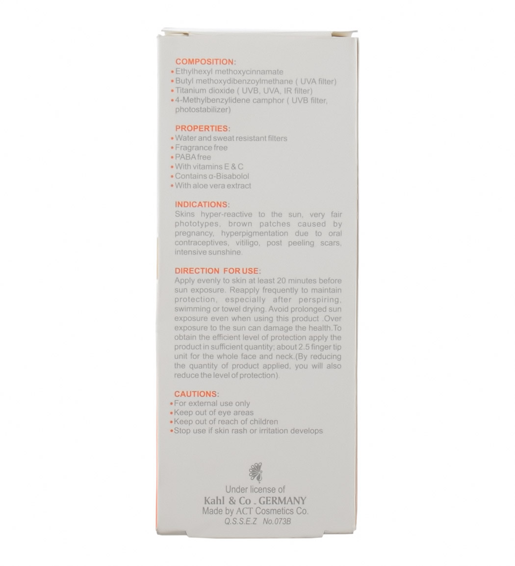 کرم ضد آفتاب رنگی مای SPF30 مدل Intense Protection 4 کرم ضد آفتاب رنگی مای SPF30 مدل Intense Protection - Image 4