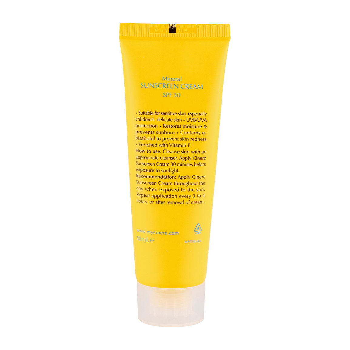 کرم ضد آفتاب بیرنگ سینره SPF30 مناسب پوست حساس 3 کرم ضد آفتاب بیرنگ سینره SPF30 مناسب پوست حساس - Image 3