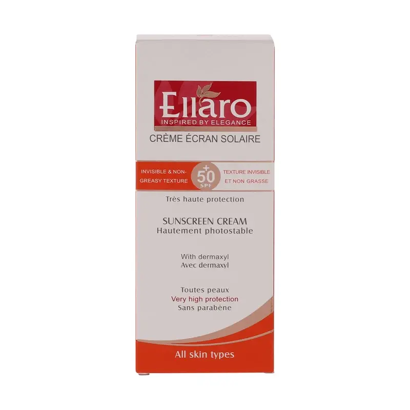 کرم ضد آفتاب بدون رنگ الارو SPF50 مناسب انواع پوست 2 کرم ضد آفتاب بدون رنگ الارو SPF50 مناسب انواع پوست - Image 2