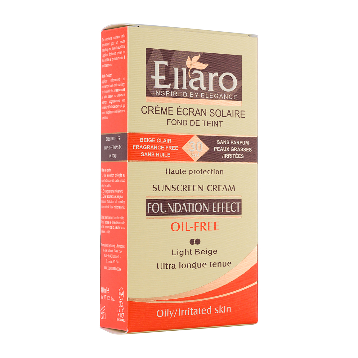کرم ضد آفتاب کرم پودری بژ روشن الارو SPF30 مناسب پوست چرب 2 کرم ضد آفتاب کرم پودری بژ روشن الارو SPF30 مناسب پوست چرب - Image 2