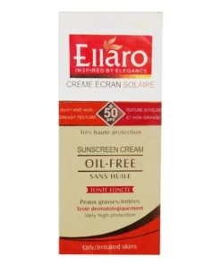 کرم ضد آفتاب بژ طبیعی الارو SPF50 مناسب پوست چرب 3 Ellaro Natural Beige SPF50 Oily Skin Sunscreen Cream 2