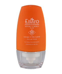 فلوئید ضد آفتاب بیرنگ الارو SPF50 مدل Ultra Light Texture 8 Ellaro Wetforce Sunscreen Fluid Spf 50 3