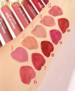رژ لب مایع مات کوین اند کوکو مدل Beautiful Energy بسته 10 عددی 20 Kevin Coco Beautiful Energy Matte Liquid Lipstick Pack 10 10