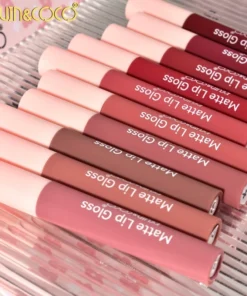 رژ لب مایع مات کوین اند کوکو مدل Beautiful Energy بسته 10 عددی 13 Kevin Coco Beautiful Energy Matte Liquid Lipstick Pack 10 2