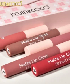 رژ لب مایع مات کوین اند کوکو مدل Beautiful Energy بسته 10 عددی 15 Kevin Coco Beautiful Energy Matte Liquid Lipstick Pack 10 4