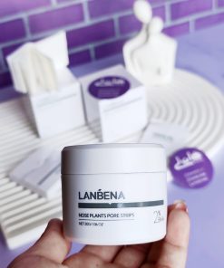 چسب پاک کننده منافذ و جوشهای سرسیاه بینی لنبنا مدل BHA 2% 9 lanbena nose plants pore strips bha 2 6