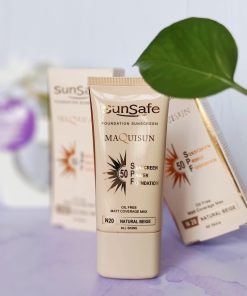 sunsafe oil free tinted spf50 n20 sunscreen cream 5