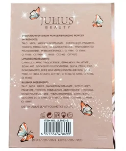 پالت سایه کیفی ژولیوس بیوتی مدل Butterflies Dance 5 Julius Beauty Eyeshadow Palette Butterflies Dance 3