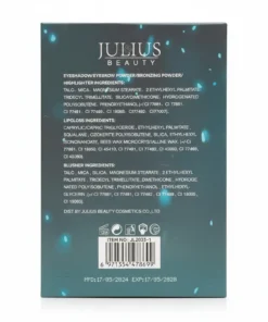 پالت سایه کیفی ژولیوس بیوتی مدل Ocean Princess 5 Julius Beauty Eyeshadow Palette Ocean Princess 3