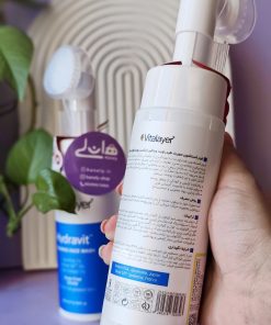 فوم شستشوی صورت ویتالیر مدل Hydravit مناسب پوست خشک 7 vitalayer hydravit foaming face wash for dry skin 5