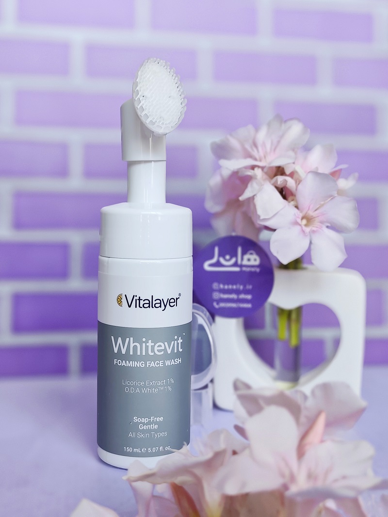 فوم شستشوی صورت ویتالیر مدل Whitevit مناسب پوست کدر و مستعد لک 2 فوم شستشوی صورت ویتالیر مدل Whitevit مناسب پوست کدر و مستعد لک - Image 2